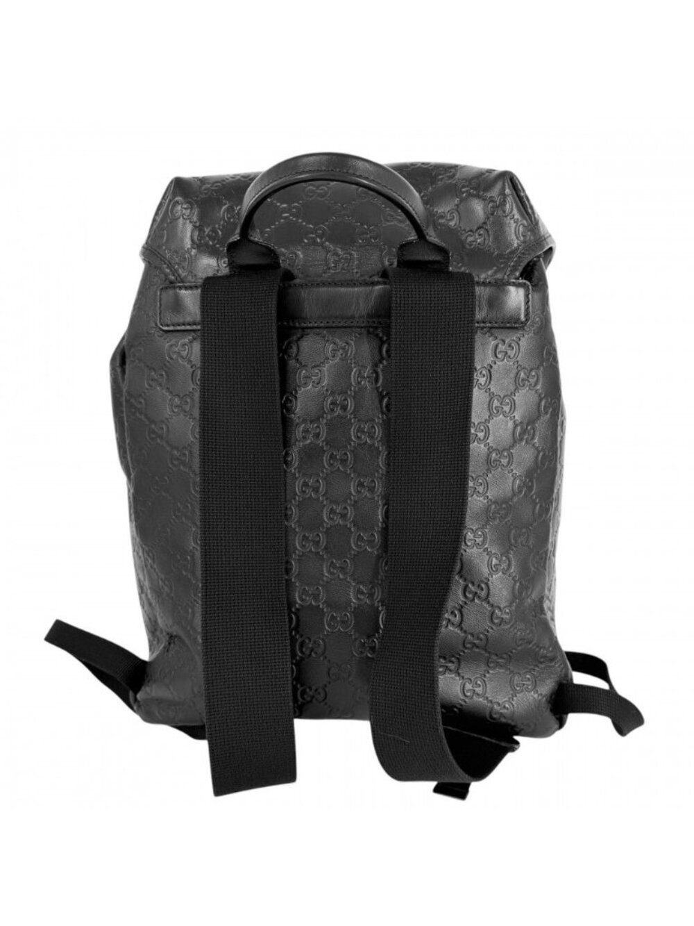 Gucci Backpack Guccissima Black Silver - Picture 2 of 11